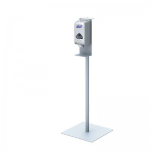 TMJ707 Padló Standard Hand Sanitizer Disponenser Stand Stand with Signor Holder Portable Hand Saniting Stand Play