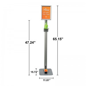 TMJ711 Retail Store Easy Association Metal Double Side Hand Sanitizer Display Rack